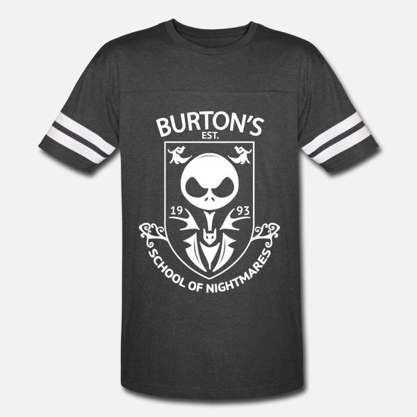 

nightmare nightmare burton s school of night t shirt men printing 100% cotton o-neck trend gift comical spring leisure shirt