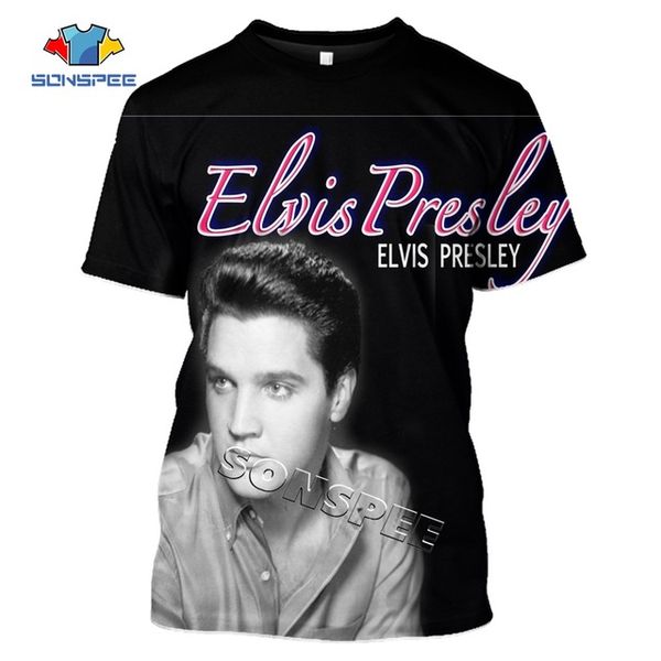 

summer homme pullover elvis presley the king men 3d print shirts hentai kawaii graphic men clothing