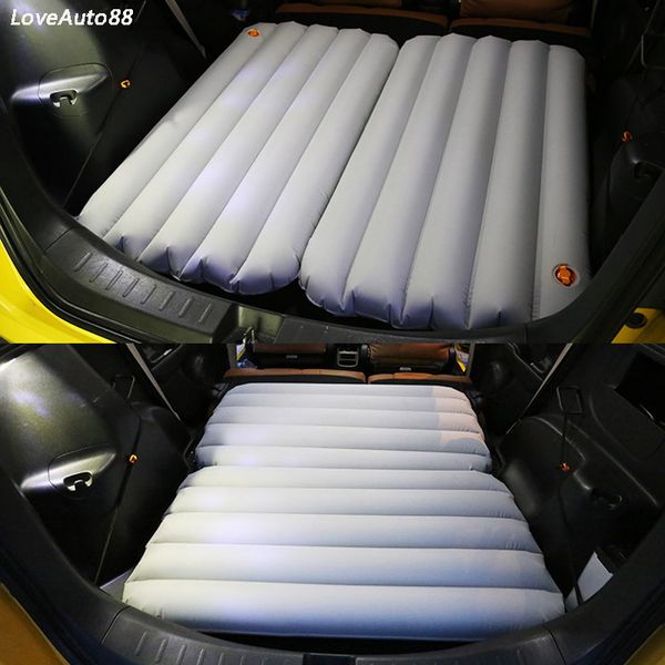 

car double wall fabric inflatable bed car bed air mattress outdoor multifunctional back seat with air pump travel camping