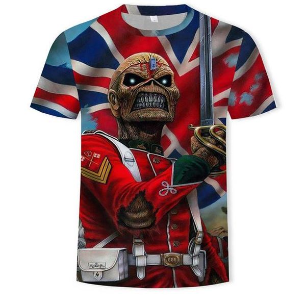 

heavy metal skull punk music festival printed breathable 3d print shirts hentai aesthetic comics men clothing