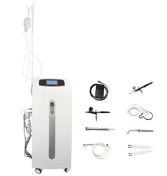 Multifunktionale allmächtige Mesotherapie-Wasser-Sauerstoff-Jet-Peeling-Maschine, hochreines Sauerstoff-Hautpflege-Gesichtssystem, Spa-Nutzung