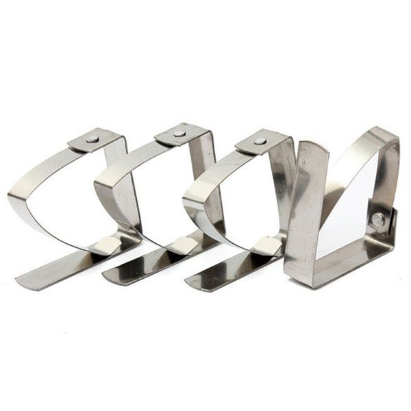 

10pcs holders stainless steel picnic adjustable tablecloth clips practical