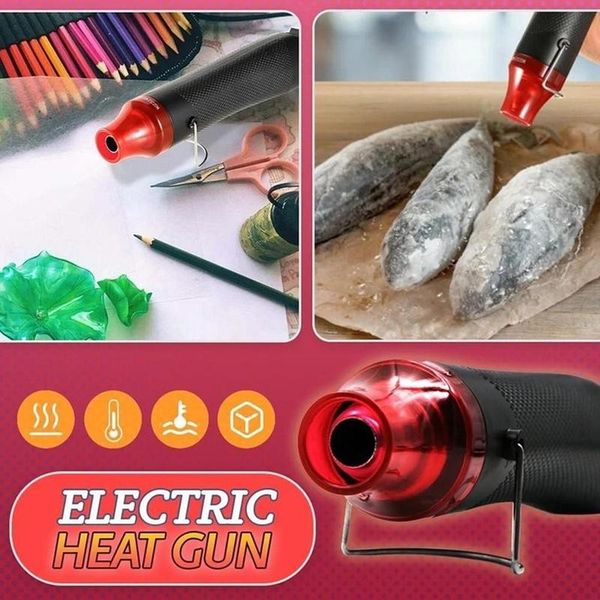 

soft clay air gun home mini 110v 220v electric heat pistol station gun diy craft works blow dryer tool eu us plug