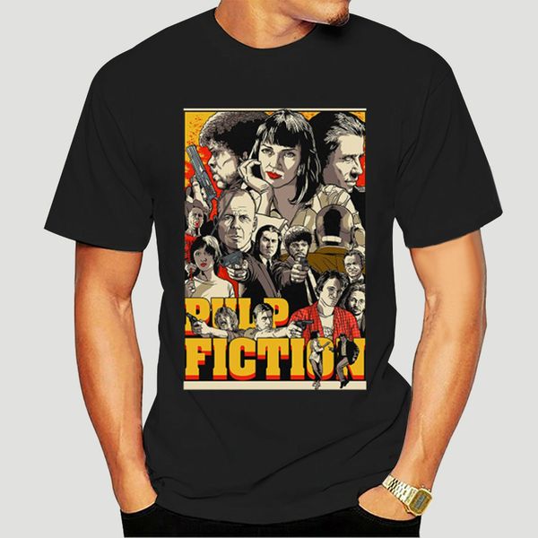 

урожай pulp fiction футболка mia wallace o-шея тройников мужской печать с короткими рукавами футболка хлопок летнего streetwear-0822d