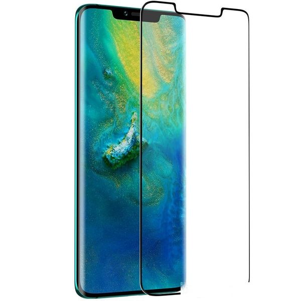 

full cover 3d curved tempered glass screen protector for huawei p30 pro mate 20 pro no retail 400pcs/lot