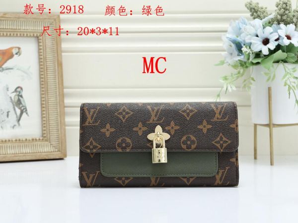 

wholesale new classic ladies long wallet for women multicolor coin purse card holder package organizer wallet ladies zipper wallet pocket