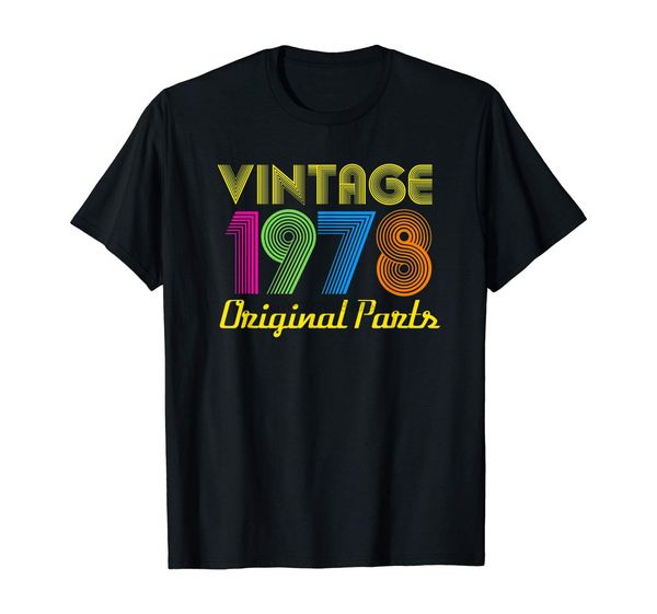 

урожай 1978 сороковой день рождения рубашка 40 yrs years old tee женщины