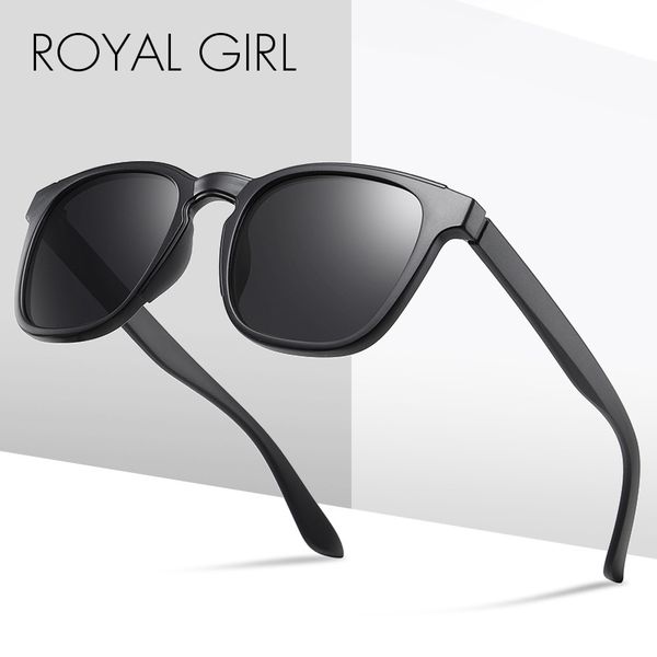 

royal girl 2020 new vintage square tr90 polarized sunglasses men women outdoor sun glasses ocean lens ms244, White;black
