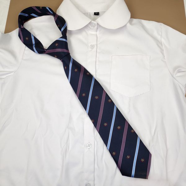 

bow tie tie jk bow bowtie crown stripes students uniform school uniform, Blue;purple