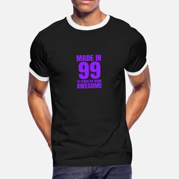 

21st birthday funny 1999 born gift idea t shirt men custom cotton size s-3xl original anti-wrinkle funny spring autumn natural shirt