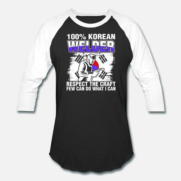 

100 percent korean welder t shirt men printed cotton s-xxxl leisure graphic comical spring autumn pictures shirt