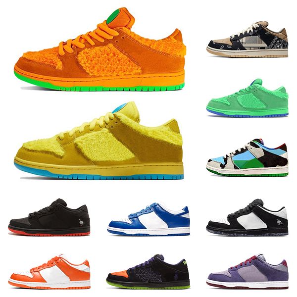 

chunky dunky skateboard shoes bears orange green university red mens womens trainers sports sneakers size 36-45 wholesale