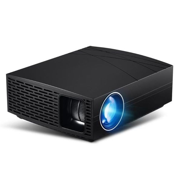 

f20 micro-portion mini 1080p projector hd led multimedia wireless projector usb remote control black portable