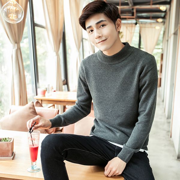 

in the long section of the spring and autumn sweater male youth fashion sweater mens head set, White;black