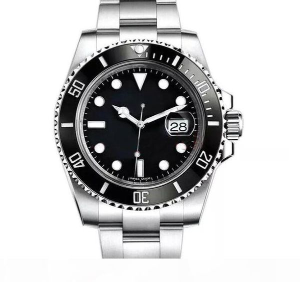 

stainless steel ceramic bezel 2813 mechanical automatic movement mens fashion watch sports self-wind designer watches wristwatches, Slivery;brown