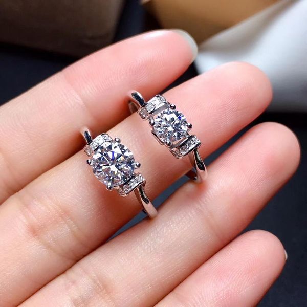 

moissanite fire colour super beautiful latest design 925 sterling silver simple style