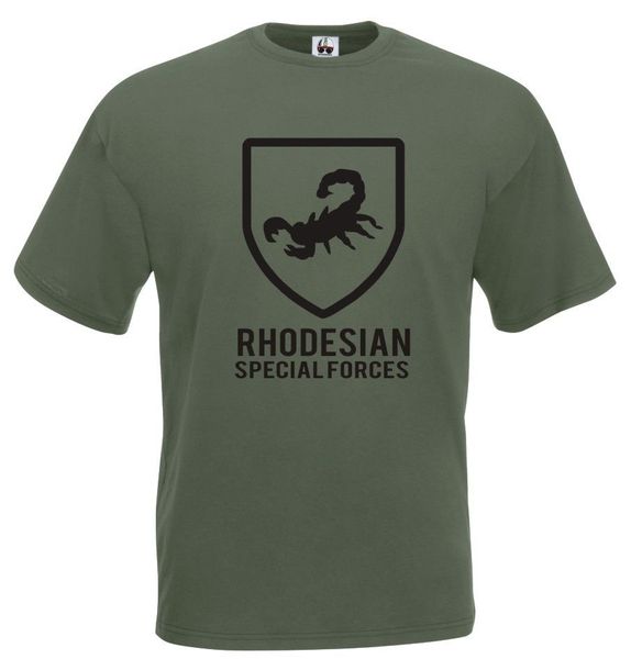 

2019 нового высокого качество tee shirt сетки родезийской футболка армии спецназ военно лето хлопок хлопок футболка