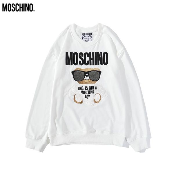 

2020 mxxxxino mens bear hoodie fashion boys new letters embroidery sweatshirt casual trendy hiphop pullovers mens clothes size -2xl, White;black