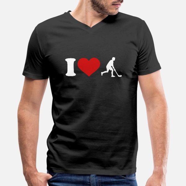 

i love floorball t shirt men knitted short sleeve round collar clothing fitness authentic summer style outfit shirt