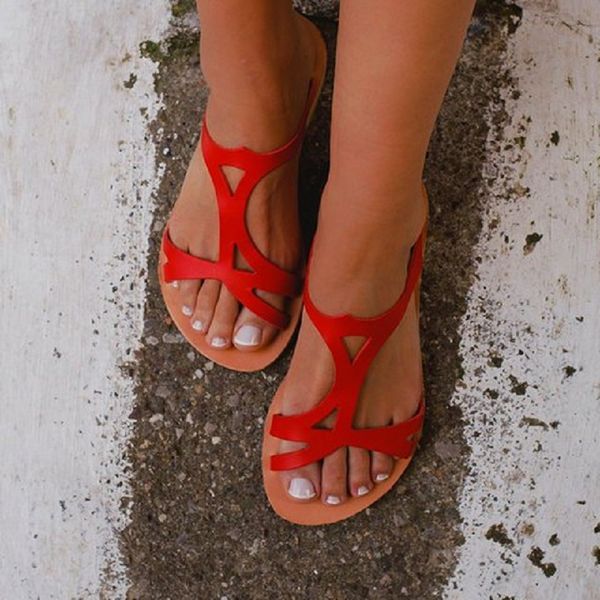 

summer women beach slippers roman flip flops ladies flat sandals open toe gladiator female shoes sandalias mujer big size, Black