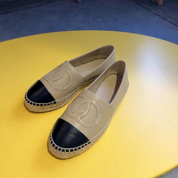 

2020 new early spring fisherman shoes women thick bottom leather flat bottom muffin lazy heels one pedal lazy loafers, Black