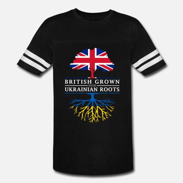 

британский заросших roots украинской украина дизайн футболка мужчины характер 100% хлопок s-xxxl отдых sunlight аутентичных summer style kaw, White;black