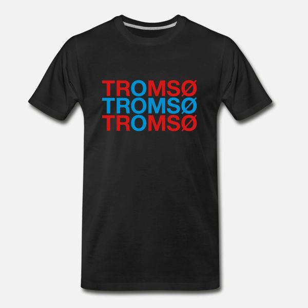 

tromso t shirt men designs 100% cotton size s-3xl basic solid cute casual spring autumn standard shirt