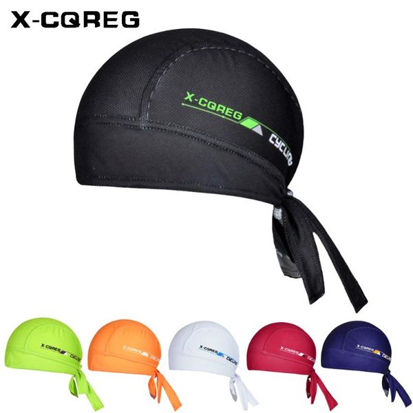 

x-cqreg cycling cap bandana gorra ciclismo bike bicycle riding headband pirate scarf hat sunscreen sweatproof headwear cap, Black