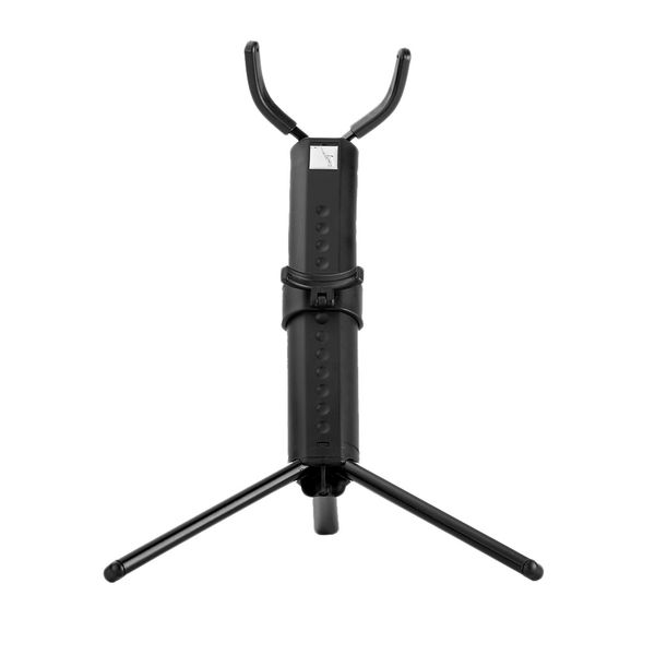 

black saxophone stand trumpet mouth tube body stand tenor adjustable portable folding standing saxophone stand simple style