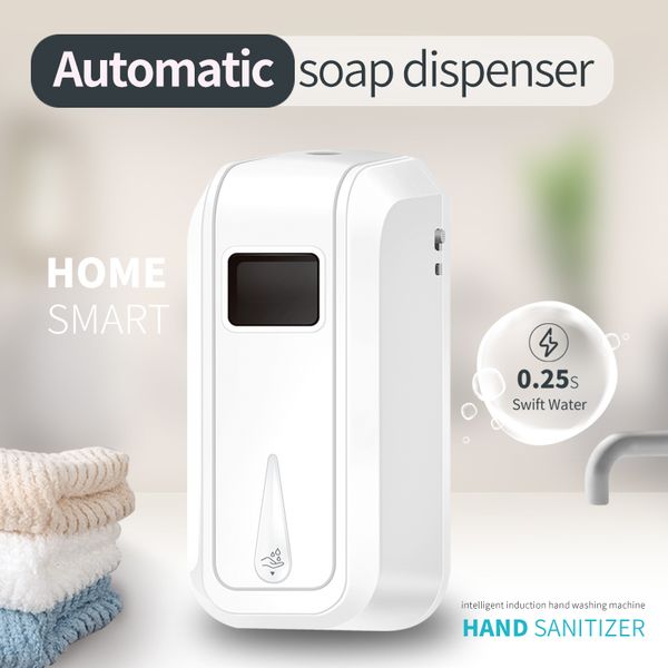 

1100ml touchless hand disinfection machine automatic soap dispenser wall-mounted sensor mist spray hand sanitizer disinfection