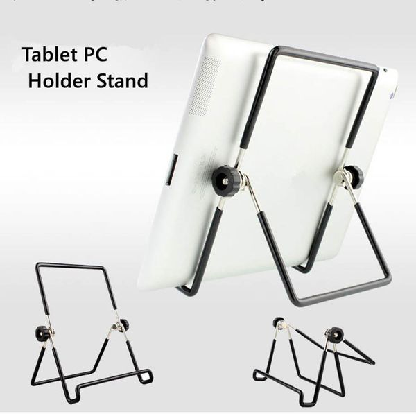 

cgjxsuniversal metal adjustable 180 degree foldable tablet pc stand holder for ipad 7 inch 8 9 10 .1 tablet pc