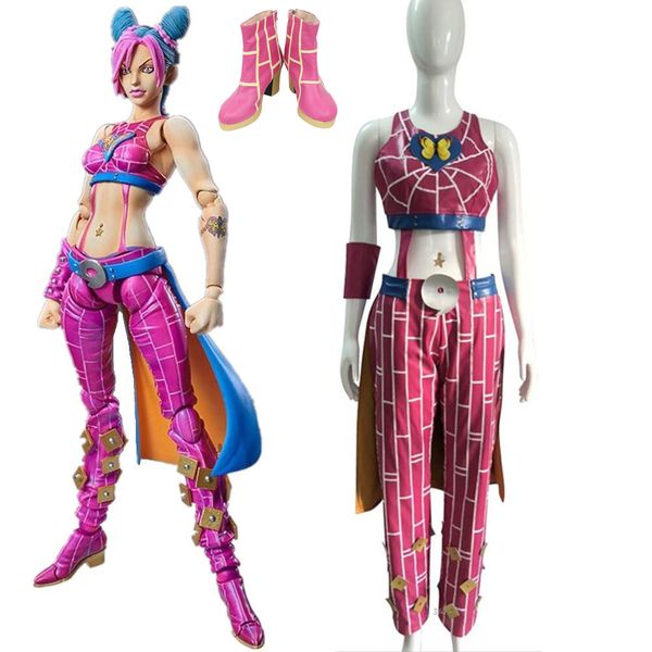 Le Bizzarre avventure di JoJo Jolyne Cujoh Costume Cosplay JoJo Jolyne Cujoh Scarpe Cosplay