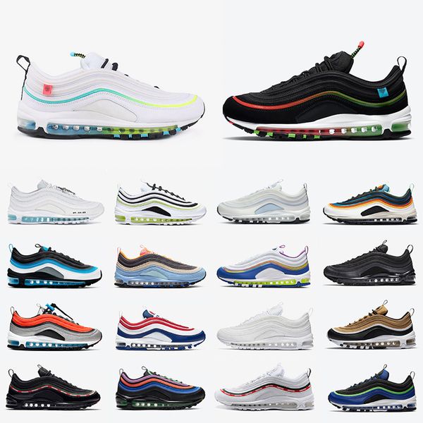 

worldwide white black 97 mens running shoes usa ghost aqua blue easter mschf jesus 97s undefeated men women athletic sports sneakers