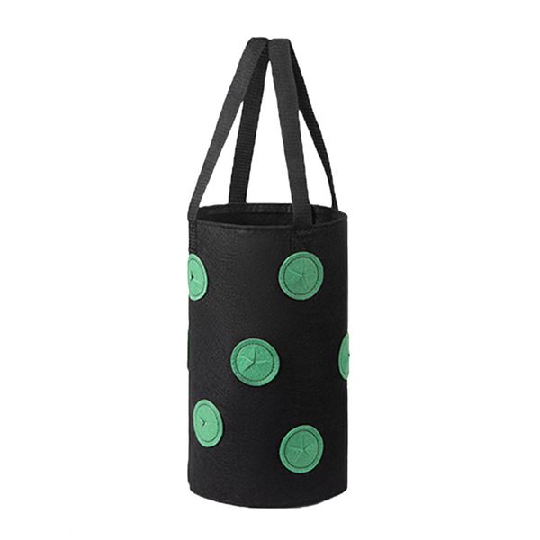 

balcony growth pot 3 gallons strawberry planting bag 13 holes hanging container
