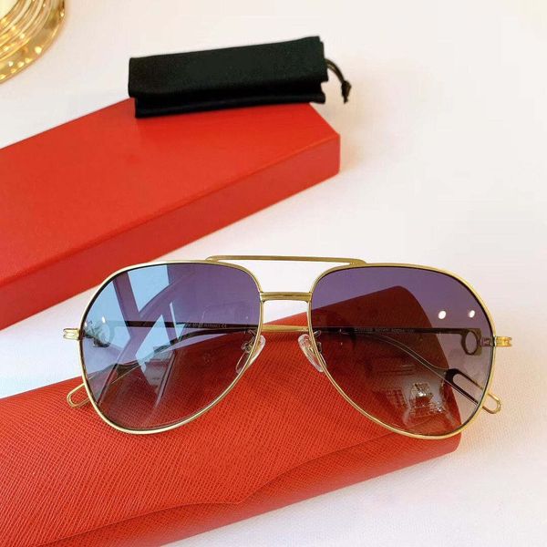 

new pilot sale brand with ben vintage brand uv400 glasses band sun men women luxury sunglasses metal frame glass lens ct0110s desig wivp