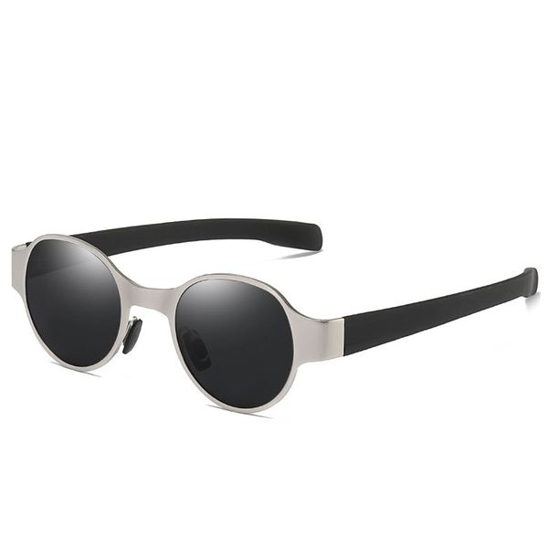 

small round clout steampunk goggles sunglasses men women polarized uv400 cool personality sun glasses 2020 new oculos masculino, White;black