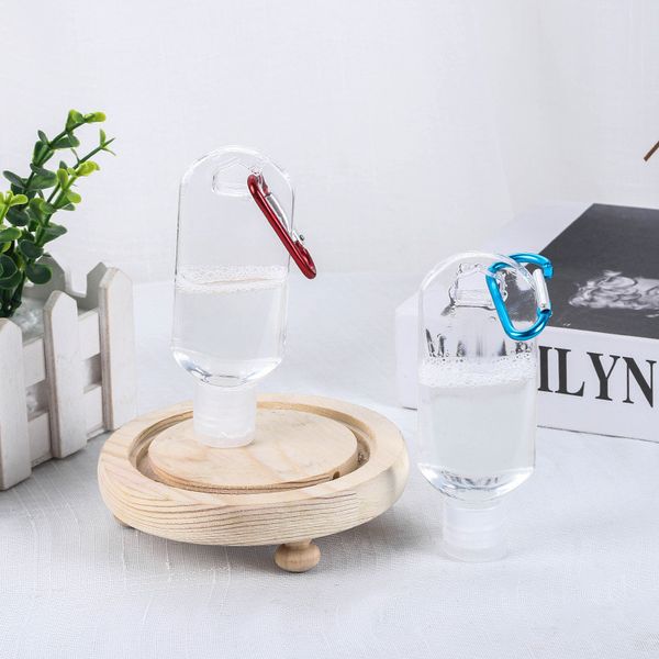 

storage bottles & jars 10pcs 50ml squeeze bottle portable mini perfume travel empty cosmetics bottled hand keychain