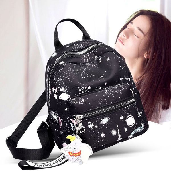 

leather luggage tag2020 korean style backpack 2020 new style fashion mini bag girly style all-match travel small backpack student bag purse