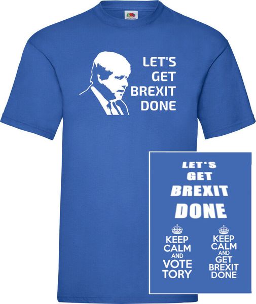 

boris johnson vote conservative party election brexit t-shirts