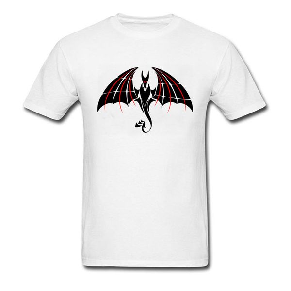

2018 new men t shirt beautiful dragon men's fashion cool tshirt brand new trendy tees evil demon bat man monster t-shirt