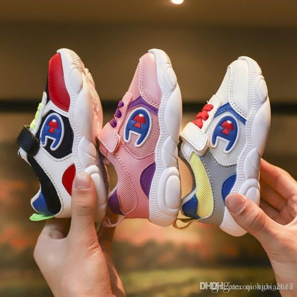 

boys girls sports shoes baby kids causal leather sneakers children breathable shoes toddler running sports sneakers, Black