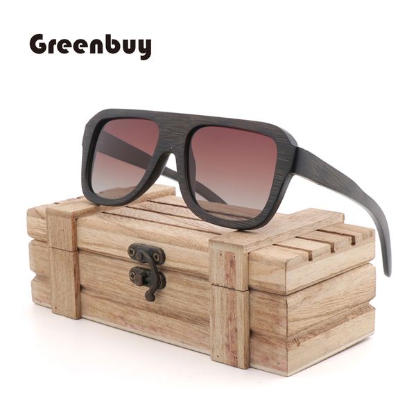 

environmentally friendly and classic bamboo and wood sunglasses: men women sunglasses travel essential bamboo sunglasses, White;black