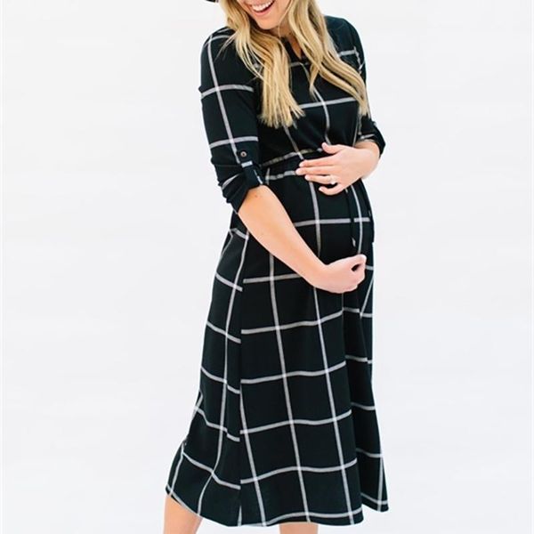

women pregnant pgraphy props casual nursing boho chic tie long dress boho chic tie maternity dresses femme, White
