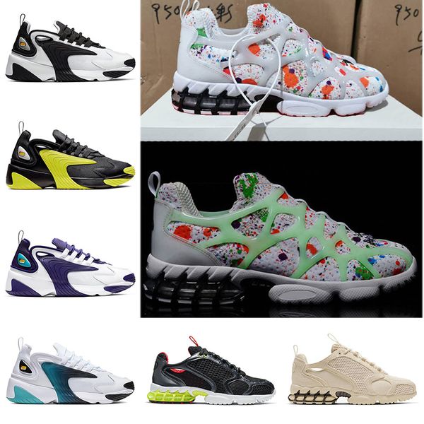 

new sports shoes zoom m2k tekno man and women breathable running shoes jogging sneakers in white green regency purple pure platinum