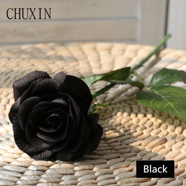 

10pcs colorful artificial rose silk simulation flower holding gift home decor wedding party decorations christmas fake flower