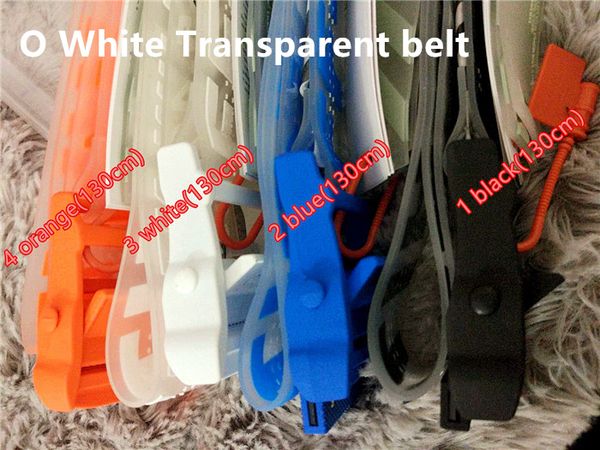 

17ss new 130cm white belt cold wall belts transparent belt mens hip hop streetwear skateboards rock punk cool special belts, Black;brown