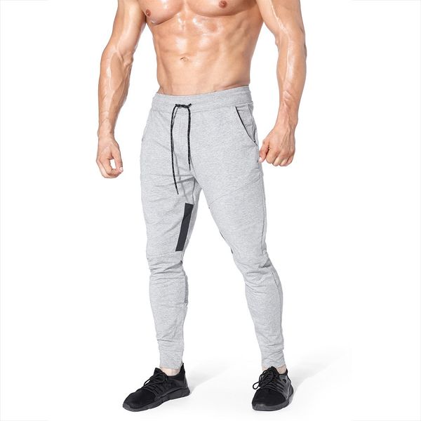 

Mens Pants Pocket Casual Sports Pants Active Fitness Leisure Footwear Pants Men's 5 Colors Quick Dry Slim Full Length High Quality