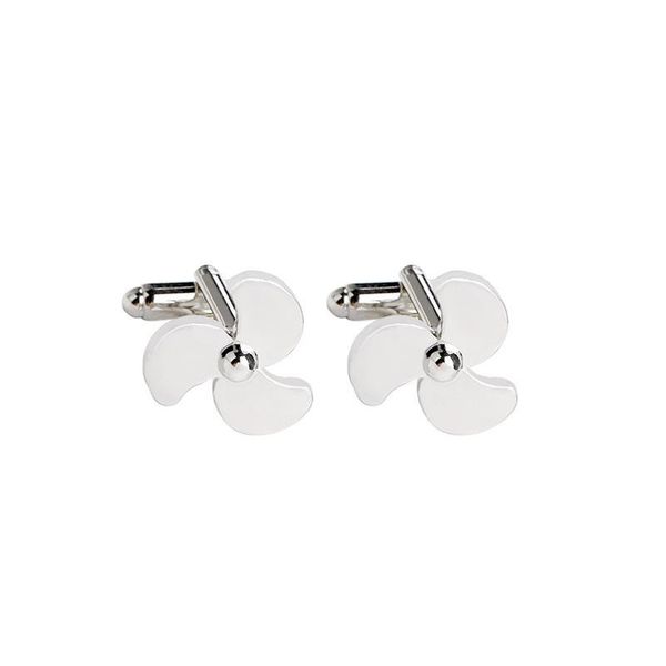 

1 Pair Ships Propeller Cufflinks Novelty Ship's Sailor Nautical Propellor Boat Yachtsman Mens Shirt Aviation Jewelry French Cufflinks