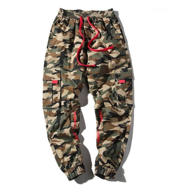 

pants hiphop camouflage fashion pencil pants casual drawstring teenager sweatpants plus size male apparel looes designer mens, Black