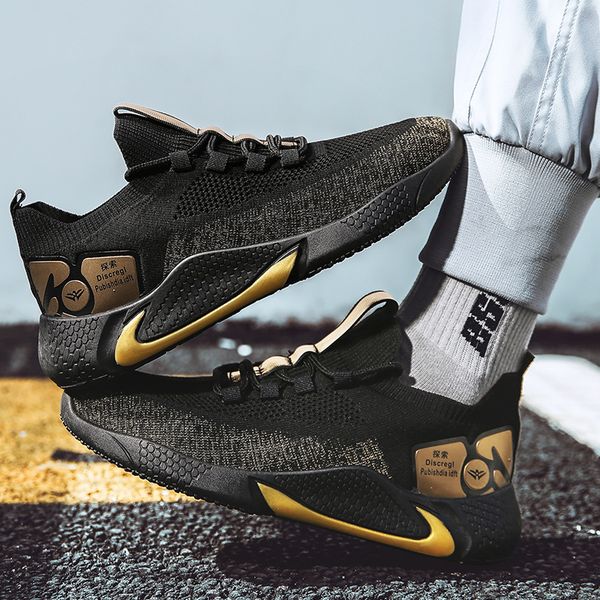 

trendy coconut shoes socks casual shoes breathable sports 2020 new men's suitable for basketball running, Black